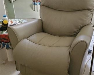 Electric Lazy Boy leather recliner