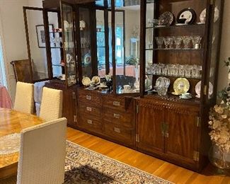 Breakfront and some nice rugs throughout the house