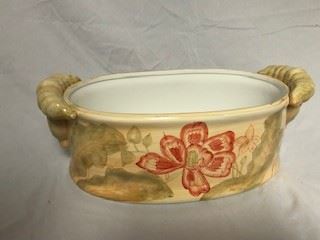 Baum Bros. "Imperial Poppy" tureen/serving dish. Deep and large. Hand painted