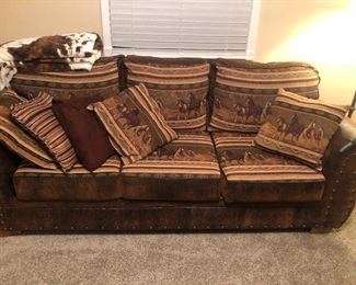 BROWN HORSE SOFA