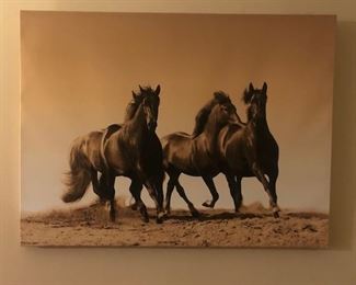 HORSE PICTURE ON CANVAS