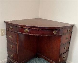 Wood Corner Desk