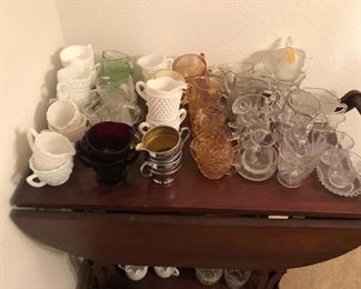 huge collection of cream and sugar sets