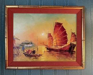 Framed Painting by Y.S. Chow