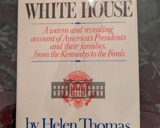 Dateline White House by Helen Thomas, autographed