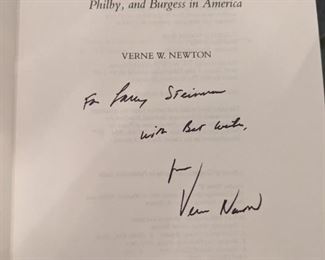 The Cambridge Spies by Verne W. Newton, autographed