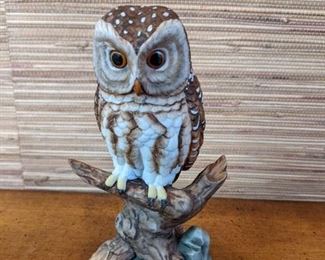John James Audubon Porcelain Figurine "Richardson's Owl"
