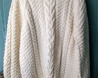 Cable Knit Wool Sweater