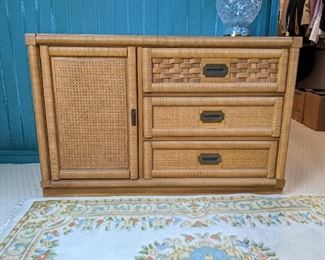Wicker Weave Chest of Drawers by Dixie