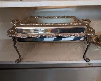 Silver Plate Chaffing Dish