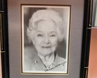 Helen Hayes Autographed Portrait