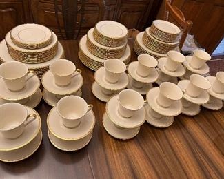 Lenox Eternal a total of 44  Five Piece place Settings. All is excellent condition with no chips, cracks or wear. Sold in sets of 8 place settings  and one set of 12 place Settings