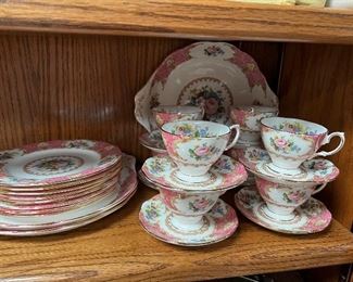 Royal Albert Dessert Set for 8 in the Carlyle Pattern
