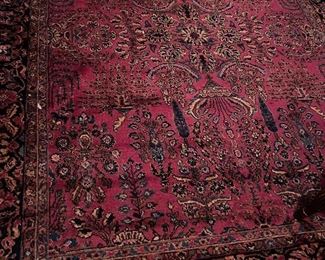 Exquisite Large antique rug approx. 10'6" by 8'6"