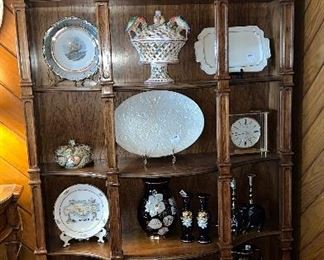 Etagere with Italian, Greek and Lenox accessories