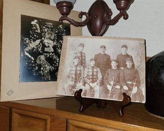 Old photographs,  stereo scopic views, postcards, and mourning photos.