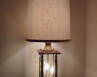 candle base table lamp