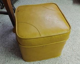 vinyl ottoman