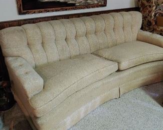vintage tufted sofa