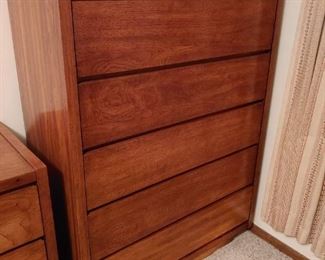 Vintage modern tall dresser