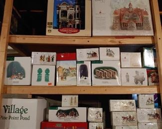 Department 56 village pieces
