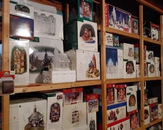Department 56 village pieces