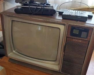 Zenith vintage tv