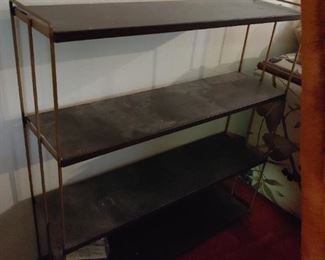 metal shelving unit