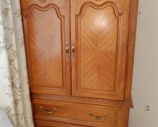 large wood armoir