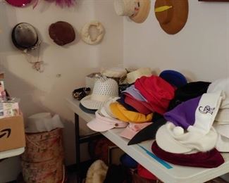 vintage and new hats