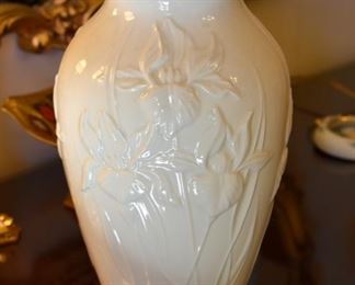 large Lenox iris vase