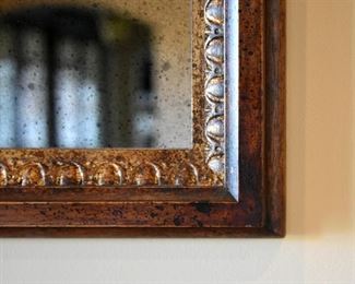 black and gold mirror (frame detail)