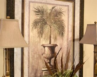 framed palm print