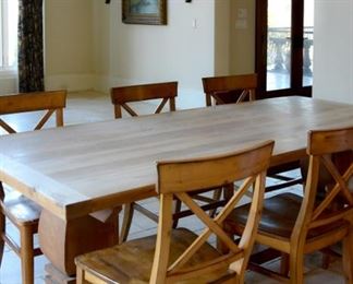 Dining table, 6/six chairs