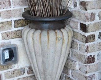 large outdoor vase