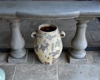 bench, Italian-style pot