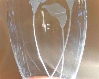 etched vase