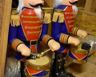 two/2 large musical nutcrackers