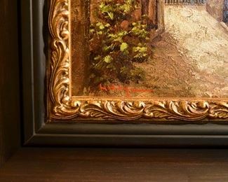 framed art (frame detail)