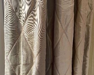 Drapery fabric from living area