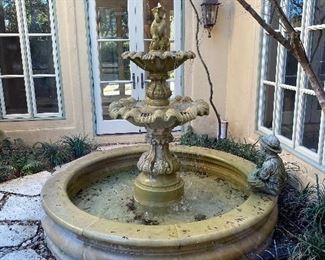 Concrete fountain 