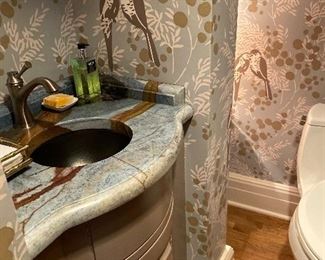Powder room vanity and sink for sale