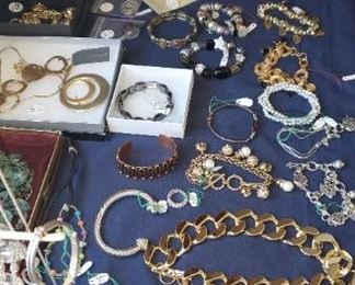 LOTS of pierced earrings, bracelets, necklaces from Kohls, Bergners & more