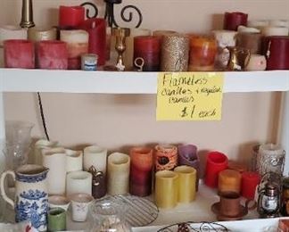 Lots more now. Candles & battery op candles