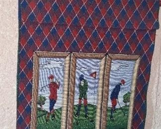 Golf decor all thru house!