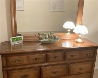 8-DRAWER DRESSER AND MIRROR MATCH THE 5-DRAWER CHEST