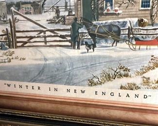 TITLED: "WINTER IN NEW ENGLAND"