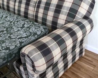 CLOSER VIEW OF THE SOFA PATTERN