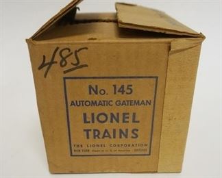 1021	LIONEL NO 145 AUTOMATIC GATEMAN IN BOX
