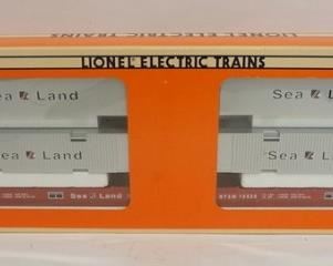 1082	LIONEL TRAIN O GAUGE SUSQUEHANNA FLAT CARS IN BOX
